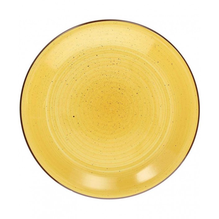 Talerz obiadowy, żółty Tognana Art & Pepper, 27 cm
