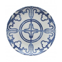 TOGNANA MAIOLICA BLU TALERZ DESEROWY 20 CM