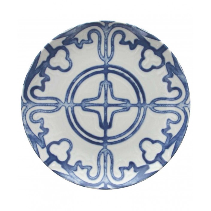 TOGNANA MAIOLICA BLU TALERZ DESEROWY 20 CM