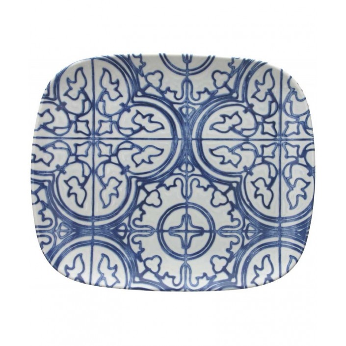 TOGNANA MAIOLICA BLU TALERZ PROSTOKĄTNY 31 CM