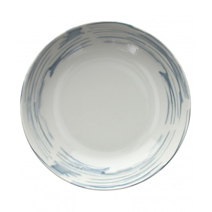 SEASIDE  MAIOLICA GRIGIO  TALERZ DO PRZYSTAWEK 25 CM