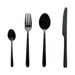 czarne sztućce Tognana Black