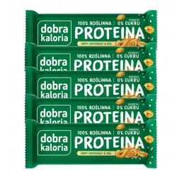 DOBRA KALORIA Baton proteinowy Krem Orzechowy & Sól KUBARA x 5szt.
