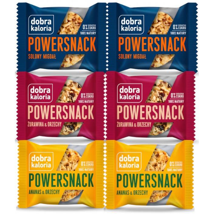 DOBRA KALORIA Powersnack różne smaki KUBARA  x 6szt.