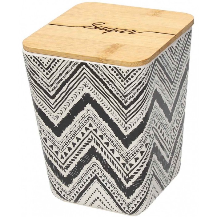 pojemnik do cukru z pokrywką Tognana Tribal Chic