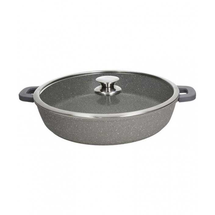 głęboka patelnia typu wok z pokrywką Tognana Pure Roq