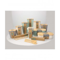 Kwadratowy pojemnik Tognana Natural Love 1250 ml