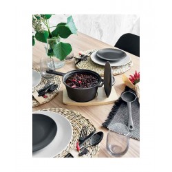 Rondel z pokrywką, łyżką i drewnianą podstawką Tognana Fusion Taste