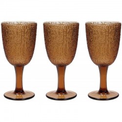 TOGNANA DAVOR KOMPLET 3 KIELISZKÓW BURSZTYNOWYCH 250 ml