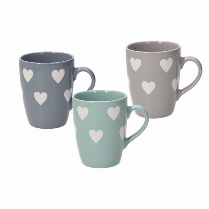 Kubek w białe serca Tognana Corazon 340 ml Kubek w białe serca Tognana Corazon 340 ml