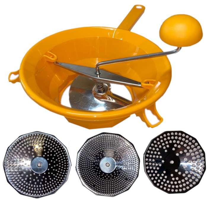 Przecierak do warzyw 24 cm 3 wkładki O.M.A.C.