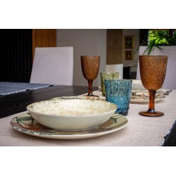 Komplet 3 kieliszków bursztynowych Tognana Davor, 250 ml