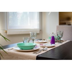 serwis obiadowy w kwiaty Tognana Moon Aston 18 szt.