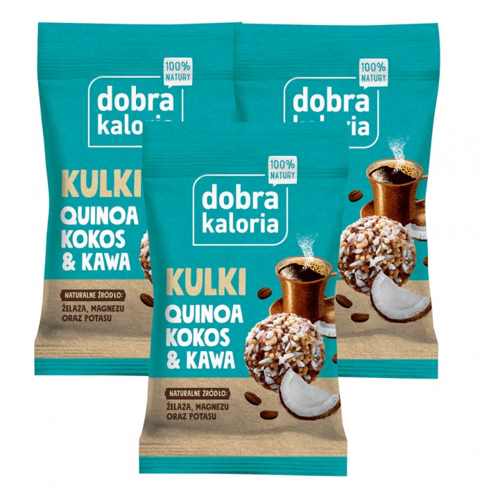 DOBRA KALORIA Quinoa na okraglo - Kawa & Kokos KUBARA DOBRA KALORIA Quinoa na okraglo - Kawa & Kokos KUBARA