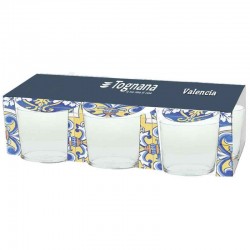 Komplet 3 szklanek Tognana Valencia, 210 ml