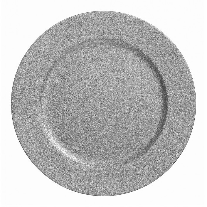 Podstawka pod talerz świąteczna Tognana Glitter Argento