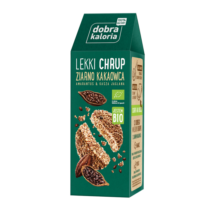 DOBRA KALORIA Lekki Chrup Ziarno kakaowca