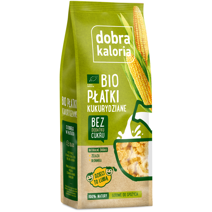 DOBRA KALORIA BIO Płatki Kukurydziane KUBARA